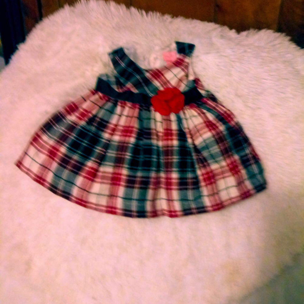 PLACE Infant Dress with matching hair band